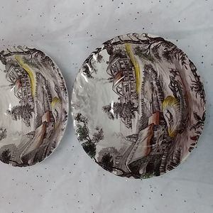 2 Yorkshire cereal soup bowls